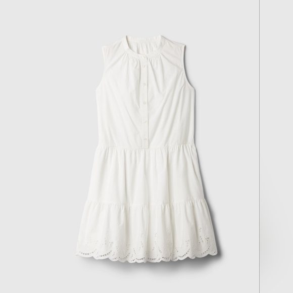 NWT Gap eyelet shirt dress size XS petite - Picture 5 of 5